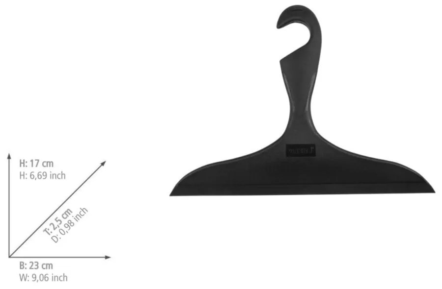 Черна стъргалка 23 cm Loano – Wenko