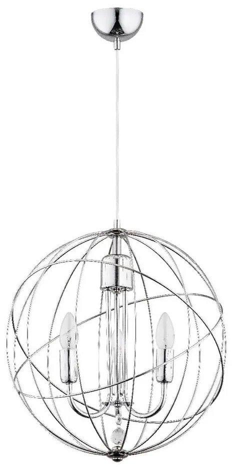 Пендел PIKO 3xE14/10W/230V лъскав хром