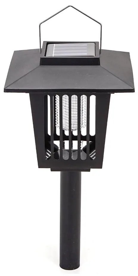 Aigostar-LED Соларна лампа с капан за насекоми 0,03W/1,2V 55,2 см черен 6500K IP44