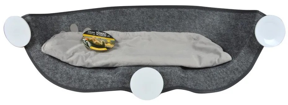 Сиво легло за котка 52x67 cm – Love Story