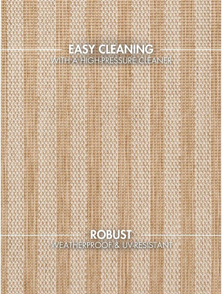 Кремав/в естествен цвят килим за открито и закрито 160x230 cm Haringey Linley – Ted Baker