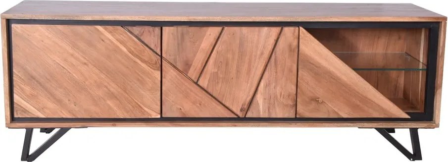 Маса за телевизор от масивна акация в естествен цвят 150x51x40 cm Ambala – Interia Home &amp; Living