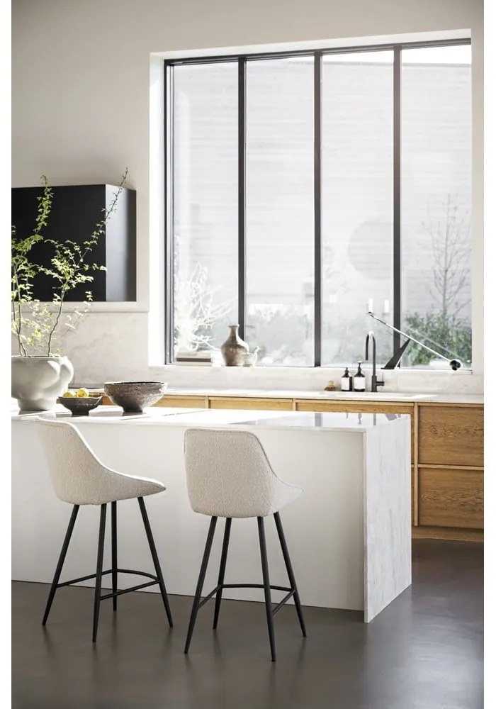 Бежови бар столове в комплект от 2 бр. (височина на седалката 67 cm) Sierra – Rowico