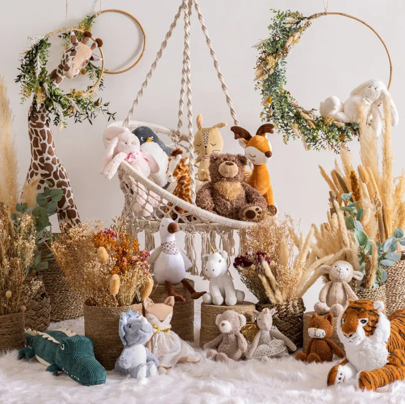 Детска плюшена играчка atmosphera Deer, 35 cm