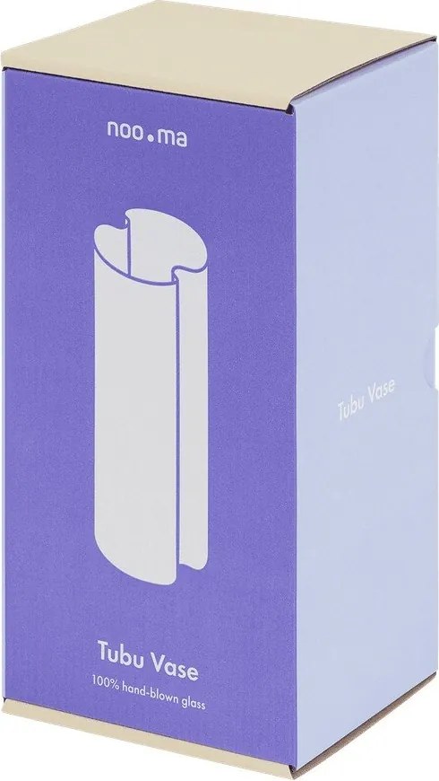 Стъклена ръчна изработка ваза (височина 24 cm) Tubu – noo.ma