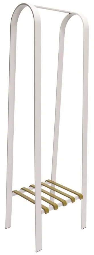 Бяла метална стойка за дрехи Sempre – Hübsch