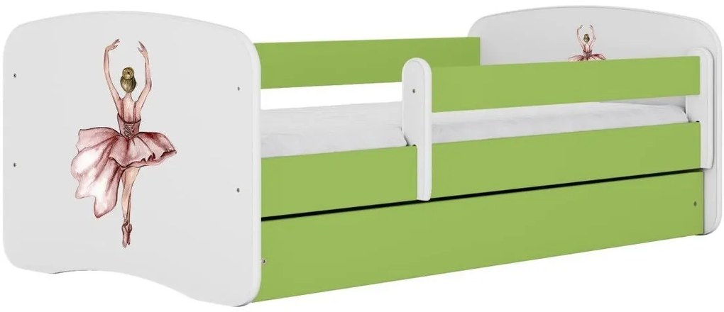 Детско легло Babydreams Cartoon-Prasino-140 x 70-Dancer