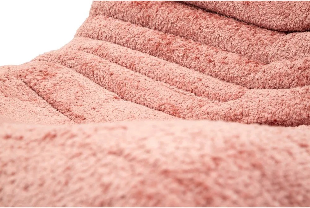 Розов пуф от букле Mask – Mauro Ferretti