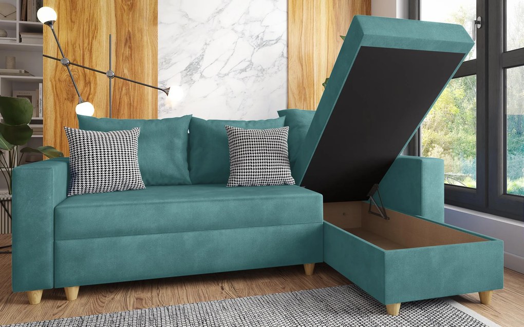 Разтегателен ъглов диван Фабиола