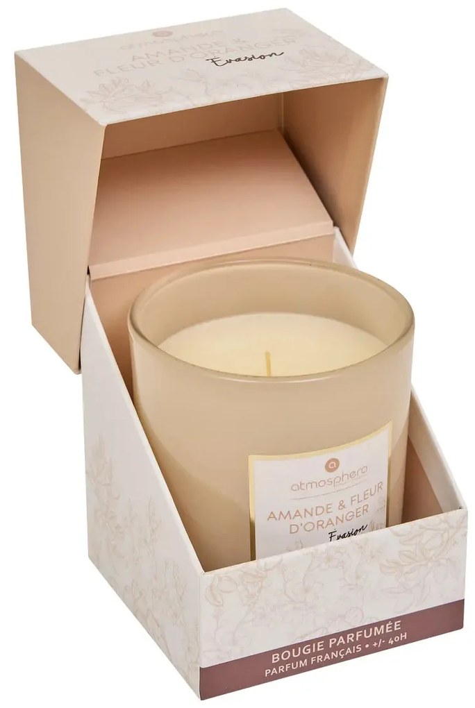 Ароматна свещ atmosphera Mael, Стъкло, 190 g - Orange Blossom