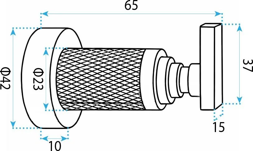 Закачалка за баня 81304 Rivo Brush Gold