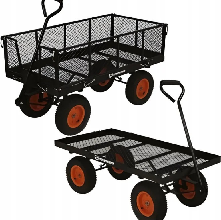 Многофункционална градинска количка 3в1 с товароносимост 200 кг