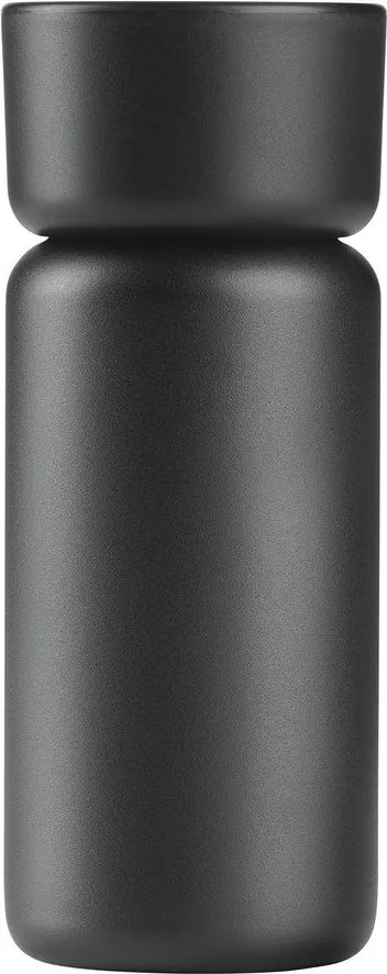 Черна термочаша от неръждаема стомана 400 ml Singles – Zone