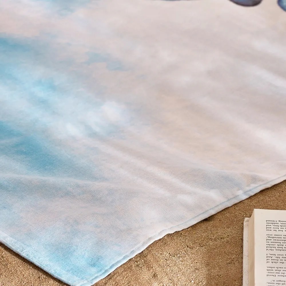 Синя памучна плажна кърпа 76x160 cm Octopus – Catherine Lansfield