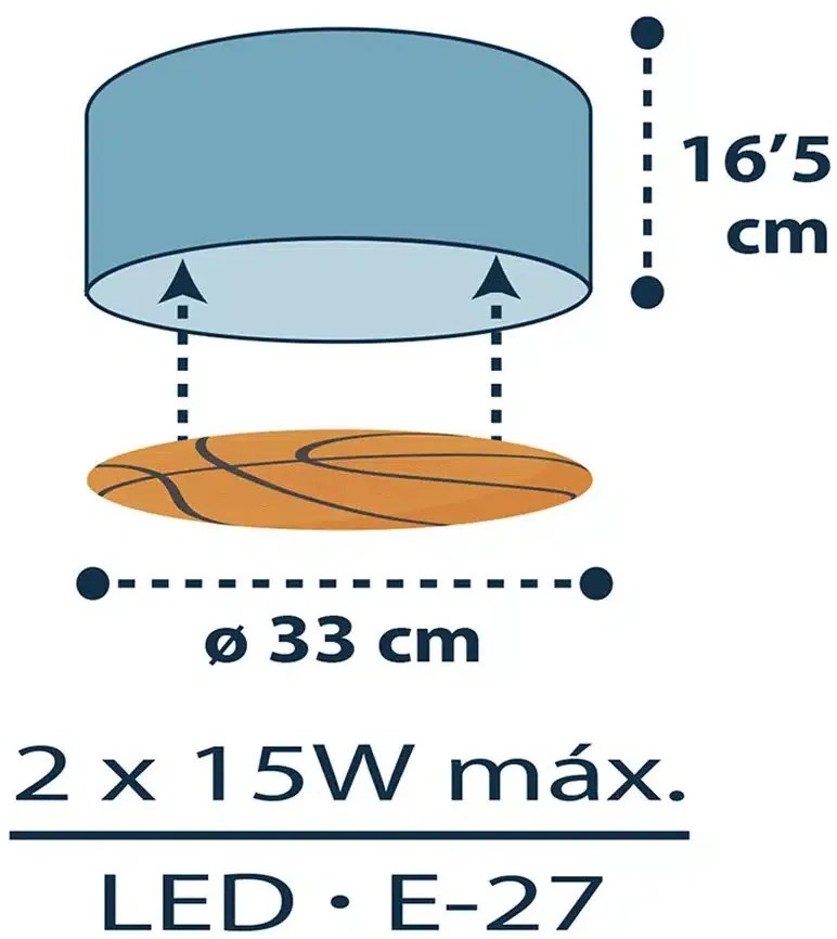 Лампа за таван Ango Basketball