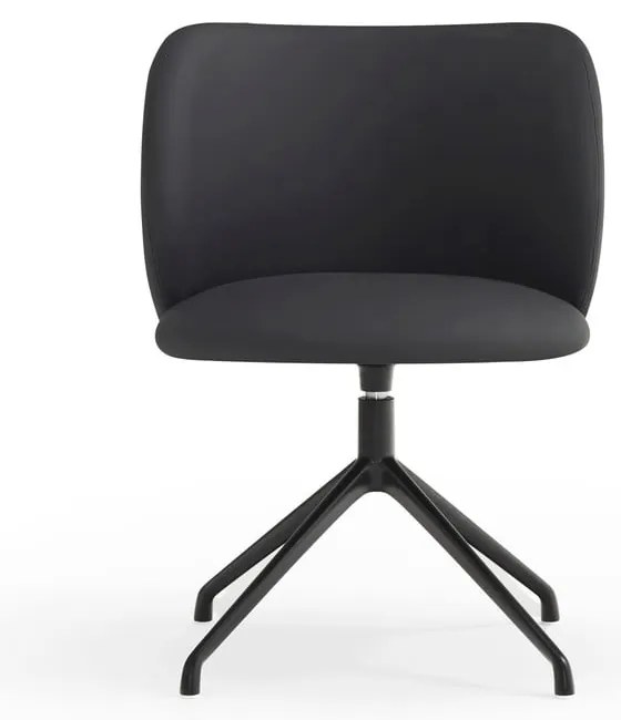 Черен тапициран трапезен стол Mogi – Teulat