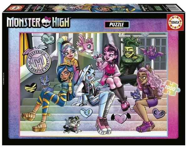 Пъзел, Educa, Monster High, 1000 части