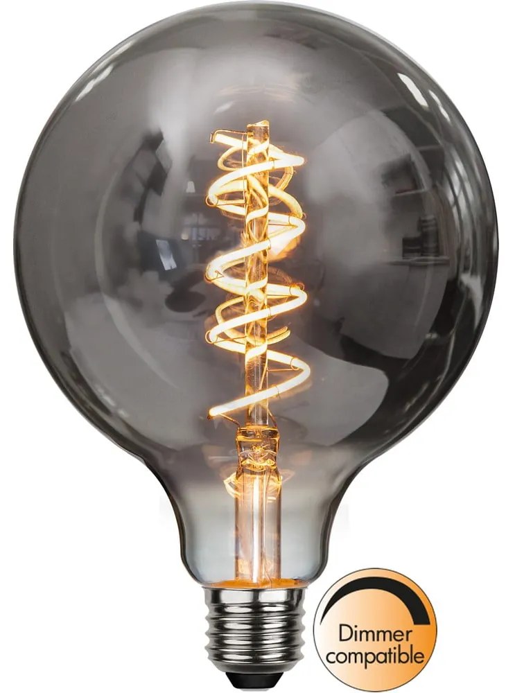 Топла бяла затъмняваща се крушка с нажежаема жичка E27, 2 W Spiral Filament – Star Trading