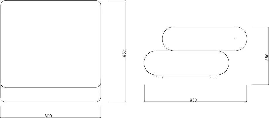 Бежова табуретка Taso – noo.ma