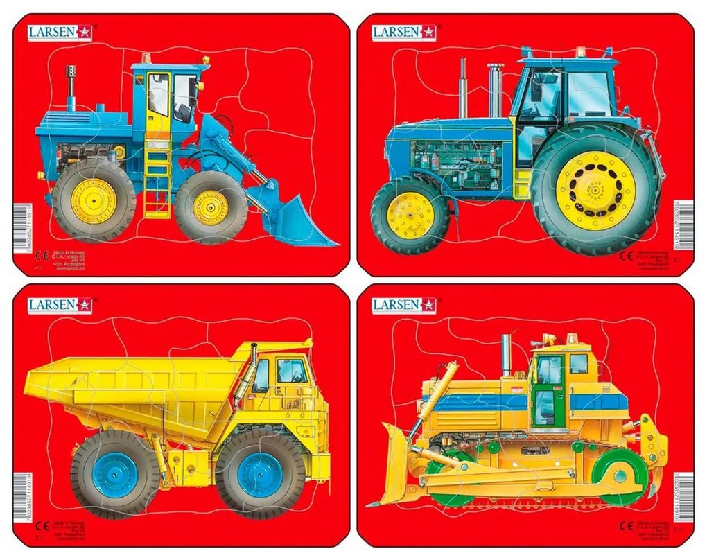 Larsen - Пъзел: Серия "Багери и камиони" – 10 части, малък