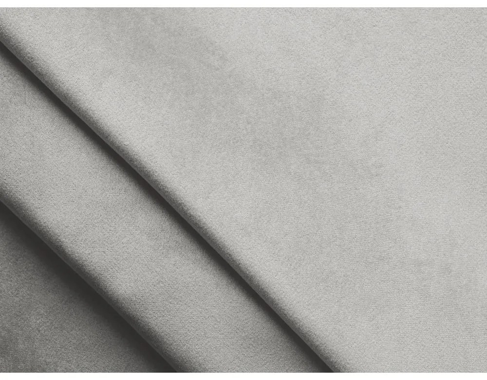 Светлосиво боксспринг легло 160x200 cm с място за съхранение Mikana – Makamii