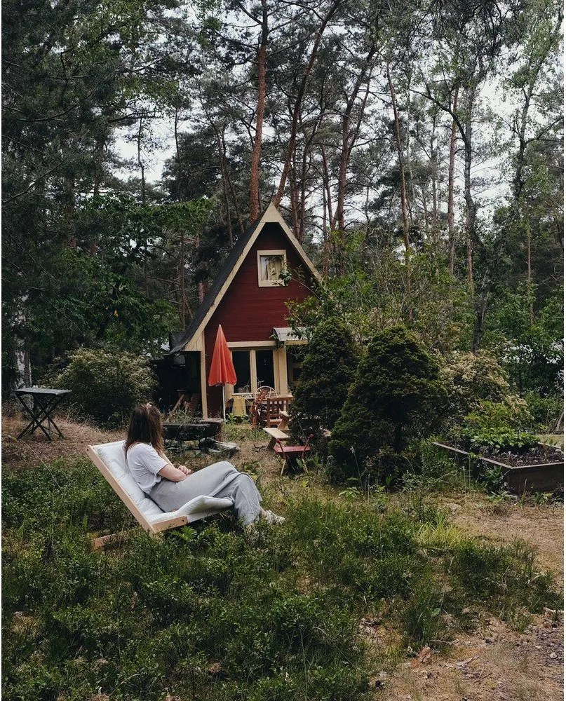 Сгъваем стол Raw/Linen Бежово Boogie - Karup Design