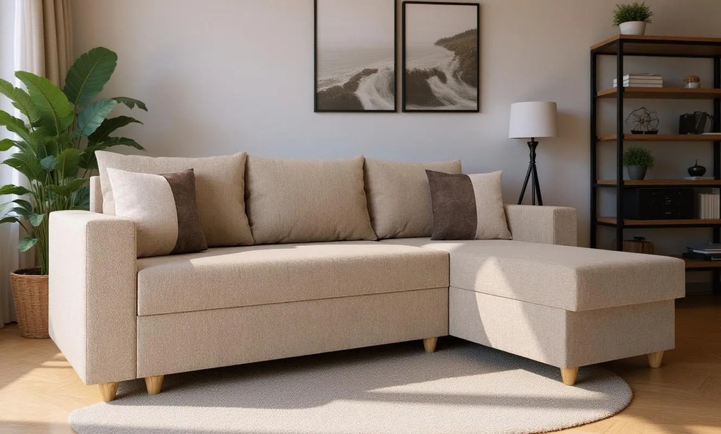 Разтегателен ъглов диван Фабиола