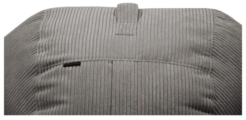 Син пуф от рипсено кадифе Roll 105 – SLOWDOWN