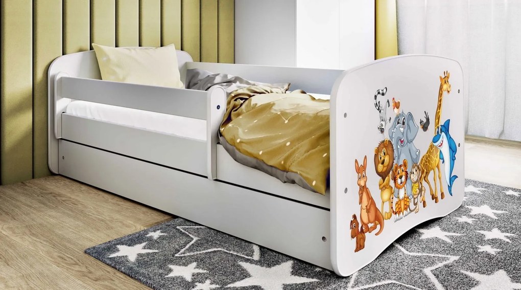 Детско легло Babydreams Cartoon-Leuko-160 x 80-Animals
