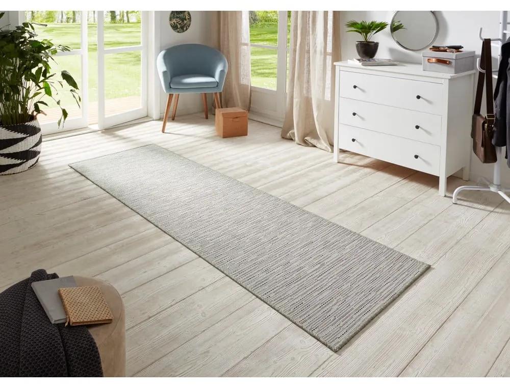 Сив мокет , 80 x 250 cm Nature - BT Carpet