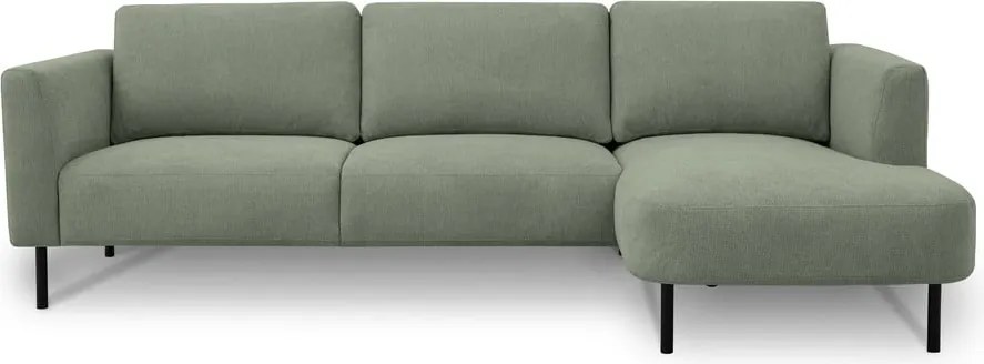 Зелен ъглов диван (десен ъгъл) Hero – Scandic