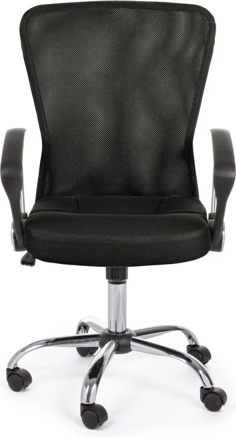 Черен тапициран офис стол Brisbane – Yes Everyday