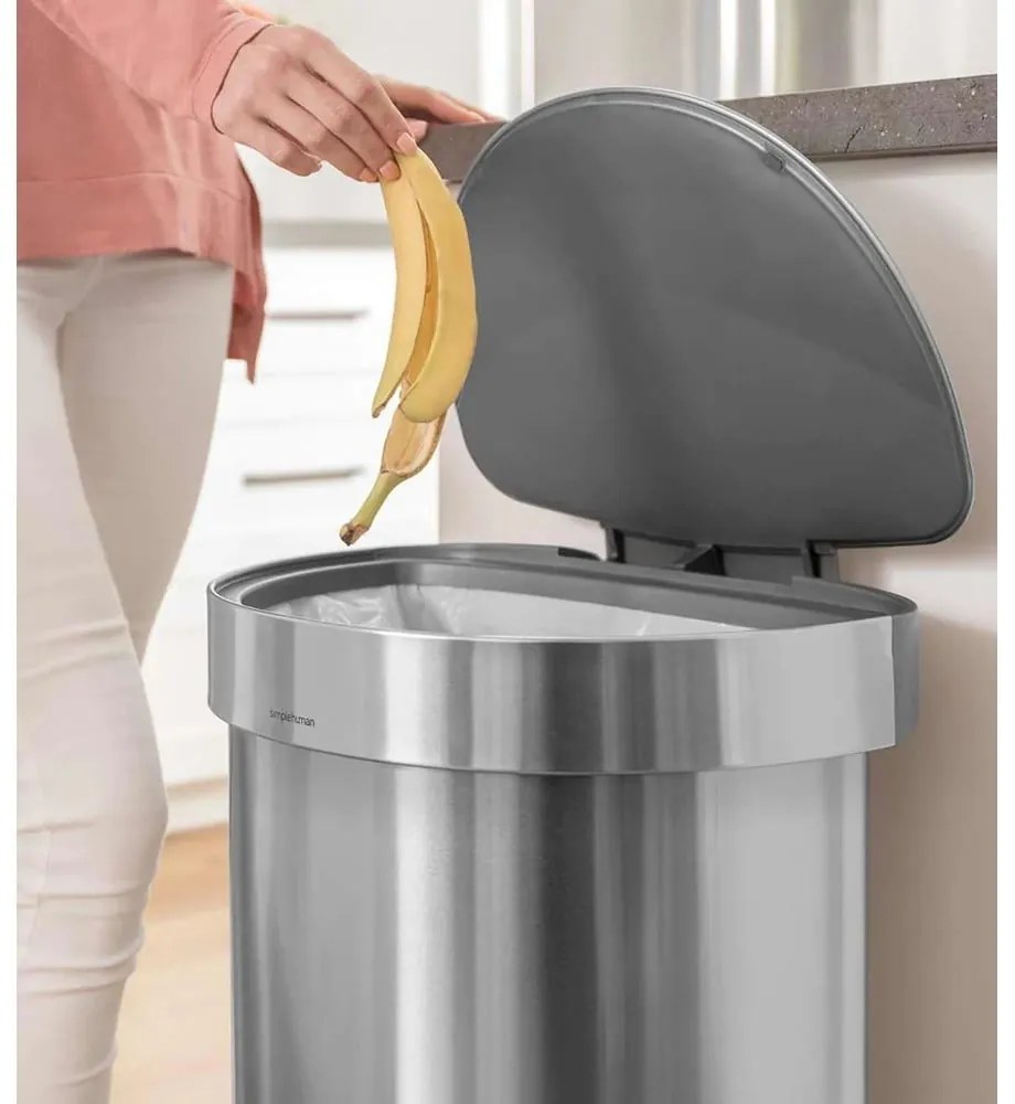 Кошче с педали от неръждаема стомана 45 л - simplehuman