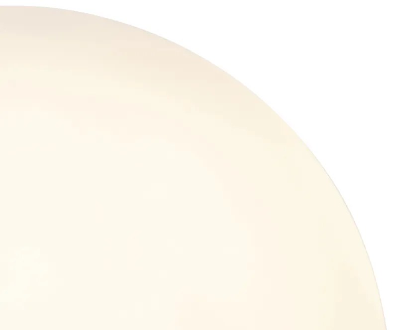 Лампа за маса в стил Арт Деко месинг с опалово стъкло 45,5 см - Pallon