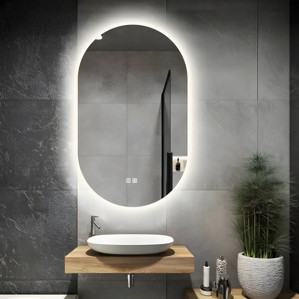 Огледало LED 50x80cm S027