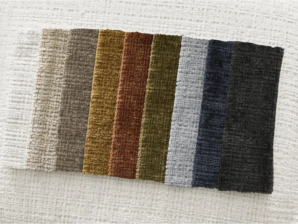 Бяла шенилова табуретка Neil – Bobochic Paris