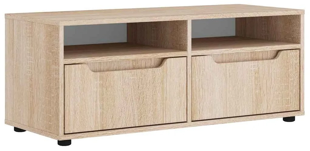 4108295 vidaXL ТВ шкаф "VISNES" Дъб сонома 100x40x38 cm Инженерна дървесина