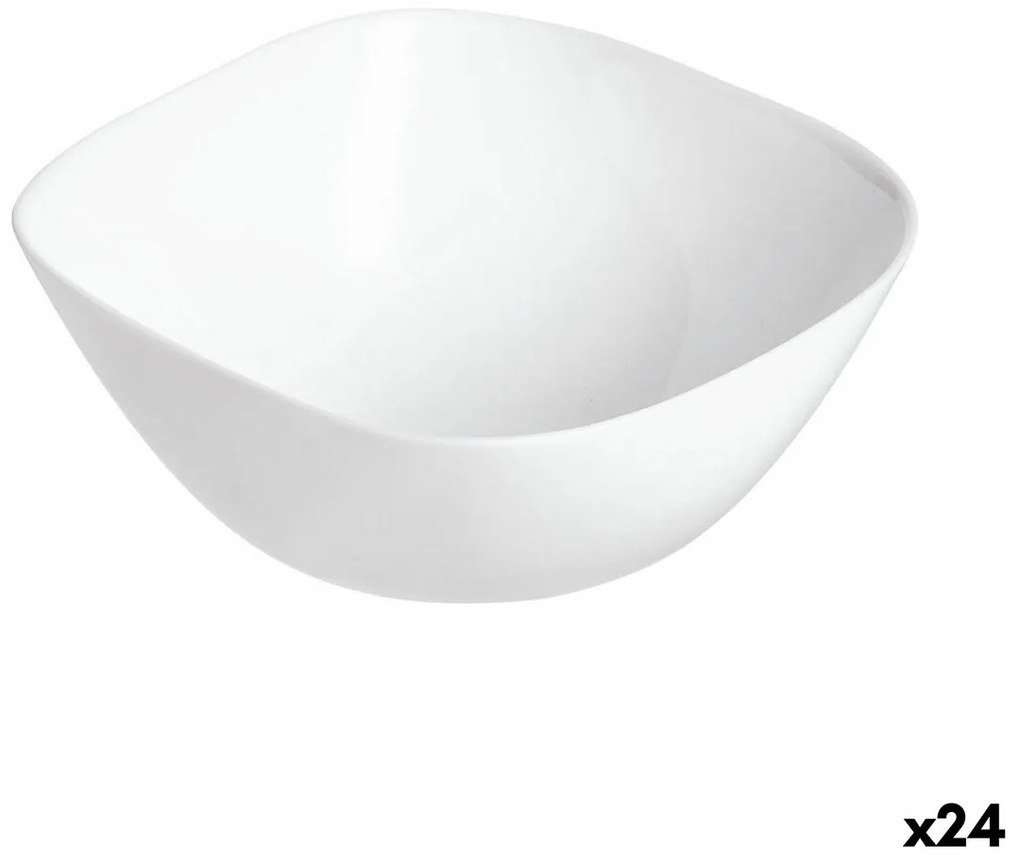 Купа Luminarc Универсален Бял Cтъкло (Ø 14 cm) (24 броя)