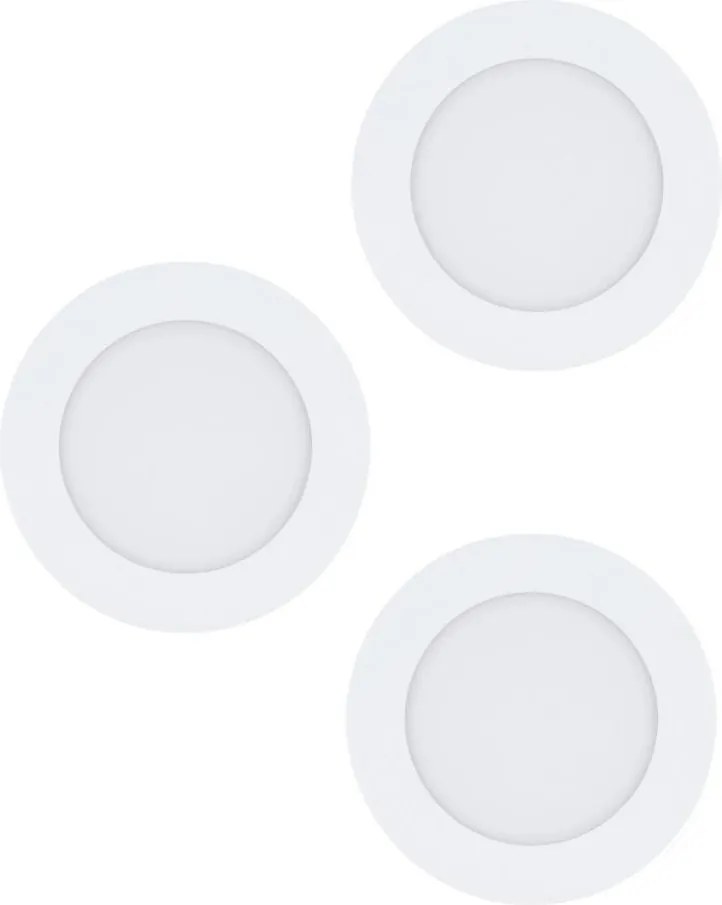 Eglo 98631 - Комплект от 3 LED вградени таванни тела FUEVA LED/5W/230V