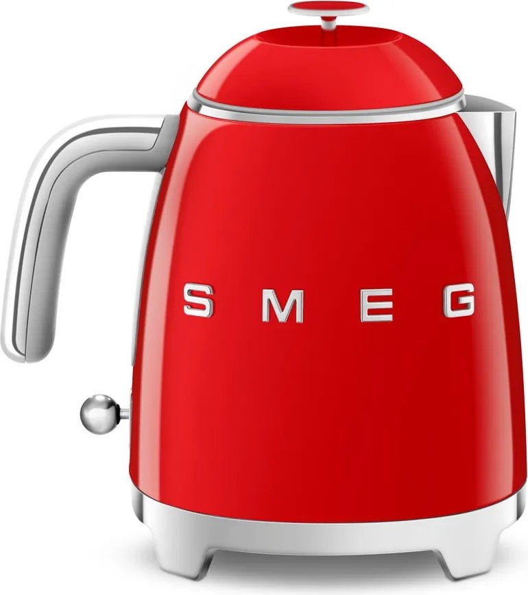 Червена електрическа кана от неръждаема стомана 800 ml Retro Style – SMEG