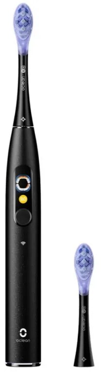 Електрическа четка за зъби Oclean X Ultra 20, AI гласов асистент, 84000 об/мин, Wi-Fi, Bluetooth, Touch screen, До 40 дни автономност, Черен