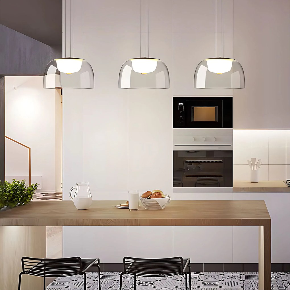 Висяща LED лампа APP1690-1PC B Gold