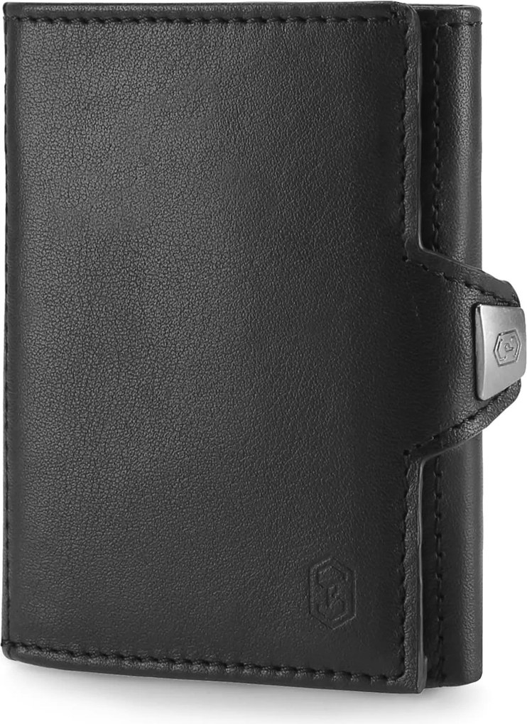 Slimpuro TRYO Слим портфейл, калъф за монети, 9,2 x 2,2 x 7,5 см (Ш x В x Д), RFID защита