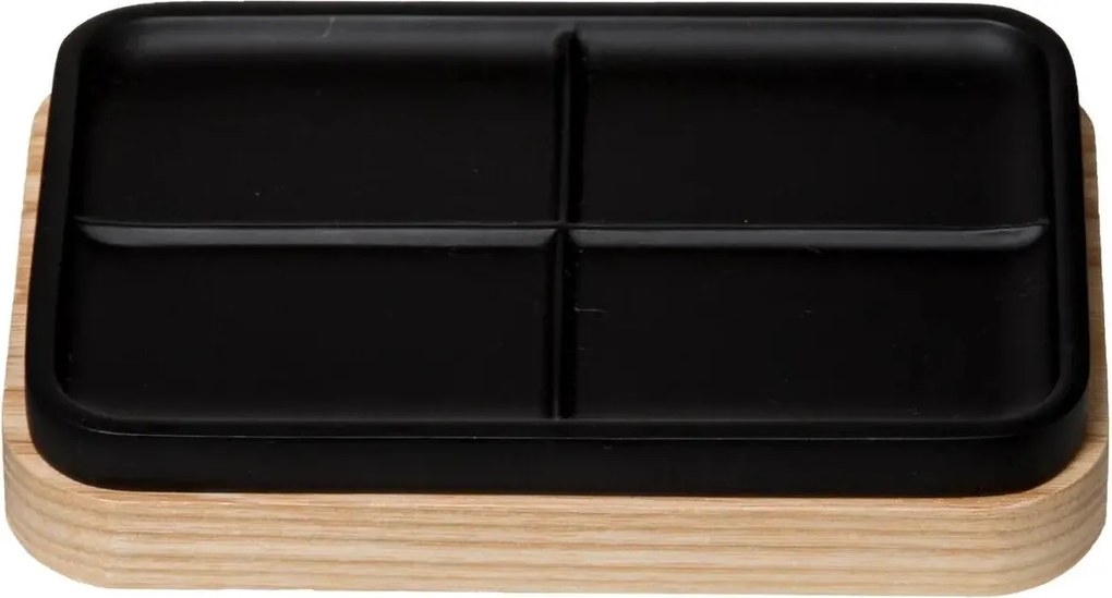 Сапунерка 5five Natureo, Смола - Черен