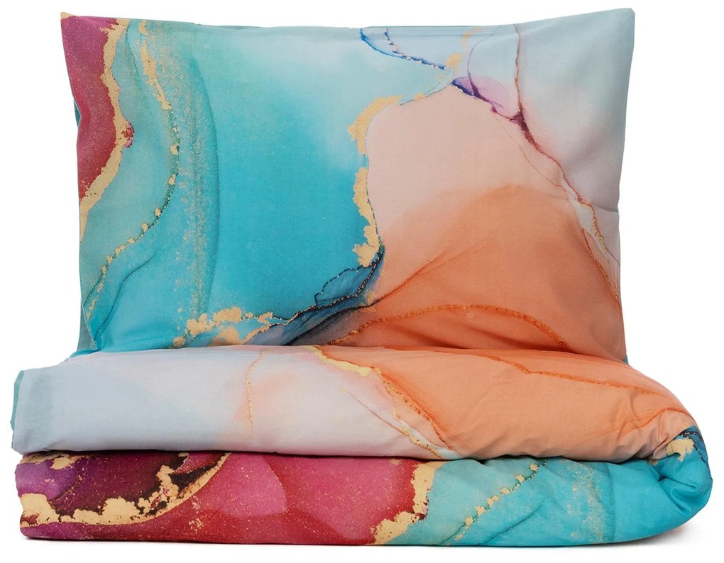 2 части, 150/220 см.; Ранфорс 100 памук Спално бельо 03313