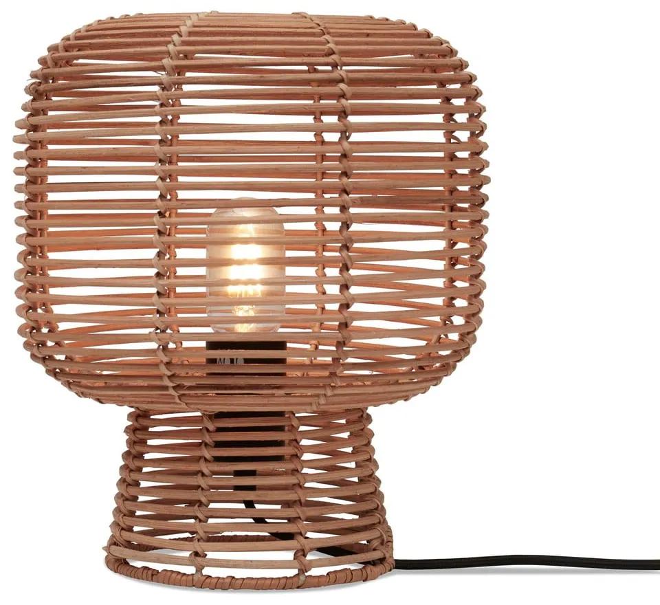Настолна лампа с абажур от ратан в естествен цвят (височина 30 cm) Tanami - Good&amp;Mojo