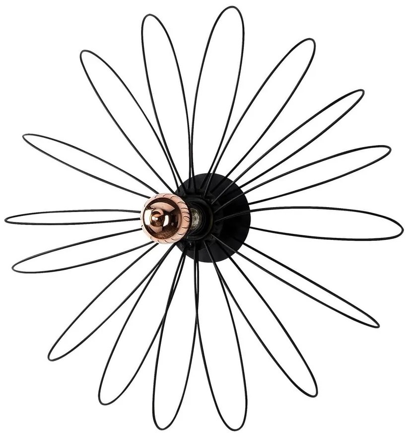 Черна стенна лампа Hemdem – Opviq lights