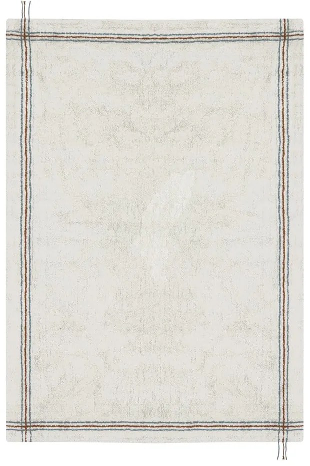 Кремав ръчно изработен памучен килим подходящ за пране 170x240 cm Cuisine Natural – Lorena Canals