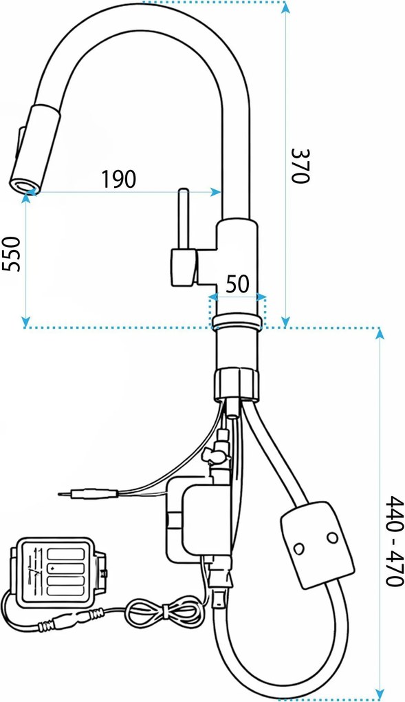Смесител за кухня Rea Fresh Touch Brush Gold