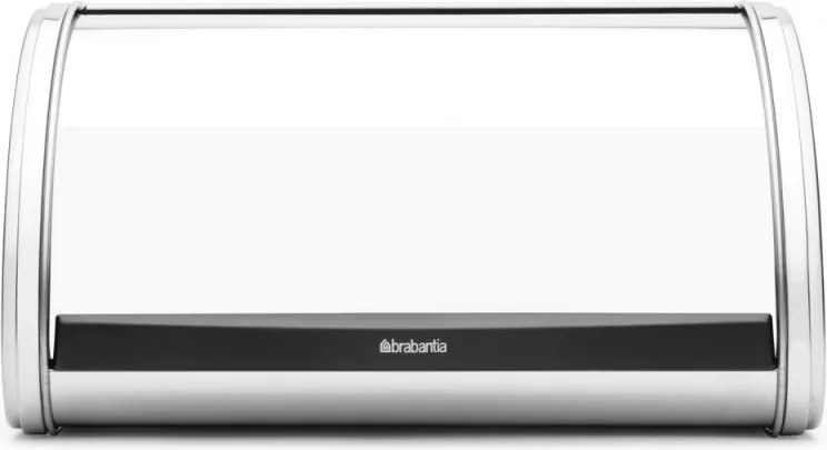 Кутия за хляб Brabantia Roll Top 646888, 11 л, 31.6x26.5 см, Специална структура, Инокс